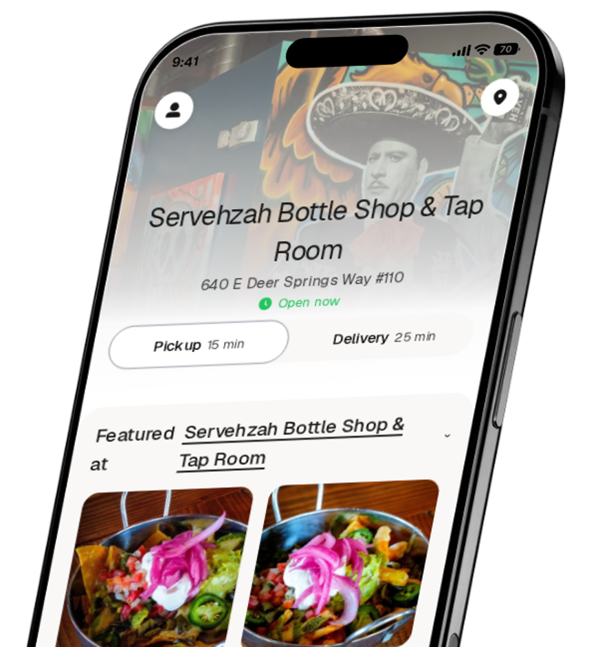Servehzah Bottle Shop & Tap Room app preview